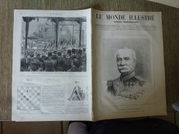 Le Monde Illustré Juin 1878 Maréchal Baraguey D'Hilliers Amélie Les Bains Indiens Cachemire Exposition Universelle - Tijdschriften - Voor 1900