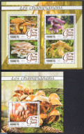 Guinea, Republic 2016 Mushrooms 2 S/s, Mint NH, Nature - Mushrooms - Pilze