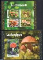 Niger 2016 Mushrooms 2 S/s, Mint NH, Nature - Mushrooms - Mushrooms