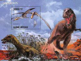 Guinea Bissau 2010 Dinosaurs S/s, Mint NH, Nature - Prehistoric Animals - Préhistoriques