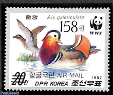 Korea, North 2006 158W On 20Ch Overprint, Stamp Out Of Set, Mint NH, Nature - Birds - Ducks - World Wildlife Fund (WWF) - Korea (Nord-)