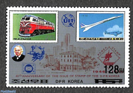 Korea, North 2006 128W On 15Ch Overprint, Stamp Out Of Set, Mint NH, Transport - Various - Philately - Sir Rowland Hil.. - Rowland Hill
