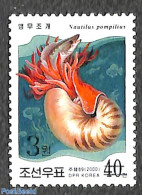 Korea, North 2006 3W On 40ch Black Overprint, Stamp Out Of Set, Mint NH, Nature - Fish - Shells & Crustaceans - Vissen