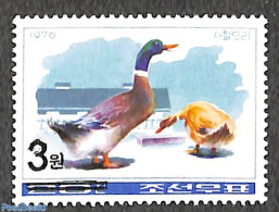 Korea, North 2006 3W On 20ch Overprint, Stamp Out Of Set, Mint NH, Nature - Birds - Ducks - Corée Du Nord