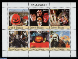 Guinea Bissau 2003 Halloween 6v M/s, Mint NH, Various - Halloween - Guinea-Bissau