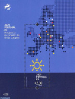 Portugal 2021 European Chairmanship S/s, Mint NH, History - Various - Europa Hang-on Issues - Maps - Ungebraucht