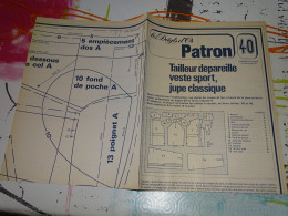 Patron Les Doigts D'or N 40 Tailleur Dépareillé Veste Sport Jupe Classique - Cartamodelli