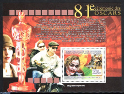 Guinea, Republic 2009 Oscars S/s, Mint NH, Performance Art - Transport - Film - Movie Stars - Motorcycles - Kino