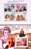 Sao Tome/Principe 2010 Princess Diana 2 S/s, Mint NH, History - Charles & Diana - Kings & Queens (Royalty) - Art - Bri.. - Familles Royales