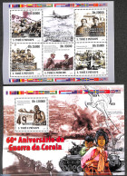 Sao Tome/Principe 2010 Korea War 2 S/s, Mint NH, History - Militarism - Militares