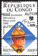 Congo Republic 1998 World Jamboree, Holland, Overprint, Mint NH, Sport - Various - Scouting - Errors, Misprints, Plate.. - Errores En Los Sellos