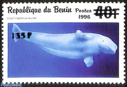 Benin 2000 Delphinapterus Leucas, Overprint, Mint NH, Nature - Sea Mammals - Ongebruikt
