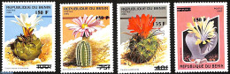 Benin 2000 Set Of 4 Stamps, Flowers, Overprint, Mint NH, Nature - Flowers & Plants - Ongebruikt