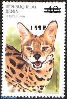 Benin 2000 Serval, Catlikes, Overprint, Mint NH, Nature - Cat Family - Neufs