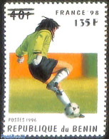 Benin 2000 Football, Soccer, Overprint, Mint NH, Sport - Football - Ongebruikt