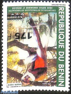 Benin 2005 Monkey, Overprint, Mint NH, Nature - Various - Animals (others & Mixed) - Monkeys - Errors, Misprints, Plat.. - Unused Stamps