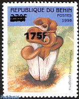 Benin 2005 Mushroom, Overprint, Mint NH, Nature - Mushrooms - Nuevos