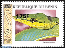 Benin 2005 Snake, Overprint, Mint NH, Nature - Various - Animals (others & Mixed) - Snakes - Errors, Misprints, Plate .. - Unused Stamps