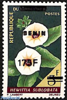 Benin 2007 Hewitta Sublobata, Flower, Overprint, Mint NH, Nature - Various - Flowers & Plants - Errors, Misprints, Pla.. - Nuevos