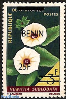 Benin 2007 Hewittia Sublobata, Flower, Overprint, Mint NH, Nature - Various - Flowers & Plants - Errors, Misprints, Pl.. - Neufs