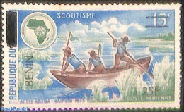 Benin 2008 Scouting, Overprint, Mint NH, Nature - Sport - Transport - Fishing - Scouting - Ships And Boats - Ongebruikt