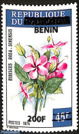 Benin 2008 Hibiscus Rosa Sinensis, Overprint, Mint NH, Nature - Flowers & Plants - Nuovi