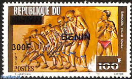 Benin 2008 Sandoua, Dance Somba, Overprint, Mint NH, History - Performance Art - Native People - Dance & Ballet - Musi.. - Neufs