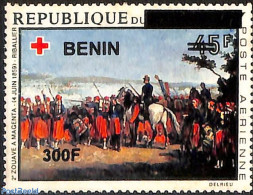 Benin 2008 Riballier, 2nd Zouave In Magenta, Overprint, Mint NH, History - Nature - Various - Militarism - Horses - Un.. - Ongebruikt