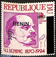 Benin 2008 Lenin, Overprint, Mint NH, History - Lenin - Neufs