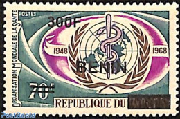 Benin 2009 World Health Organization, Overprint, Mint NH, Health - Nature - Health - Snakes - Neufs