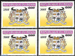 Benin 2009 Set Of 4 Stamps, Weapon Of Benin, Overprint, Mint NH, Health - Nature - Transport - Various - Food & Drink .. - Unused Stamps