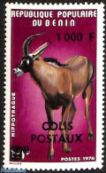 Benin 2007 Hippotrague, Overprint, Mint NH, Nature - Various - Animals (others & Mixed) - Errors, Misprints, Plate Flaws - Nuovi