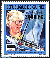 Guinea, Republic 2009 Bill Koch, Sailing, Overprint, Mint NH, Sport - Transport - Sailing - Ships And Boats - Voile