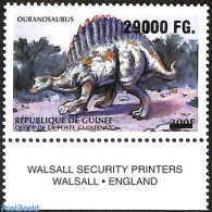 Guinea, Republic 2009 Ouranosaurus, Overprint, Mint NH, Nature - Prehistoric Animals - Vor- U. Frühgeschichte