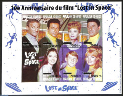 Guinea, Republic 2008 10th Anniversary Of The Film Lost In Space, Overprint, Mint NH, Performance Art - Film - Movie S.. - Film