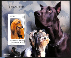 Central Africa 2018 Dogs S/s, Mint NH, Nature - Dogs - Central African Republic