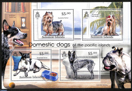 Solomon Islands 2012 Dogs, Mint NH, Nature - Dogs - Solomon Islands (1978-...)