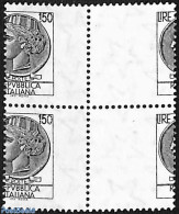 Italy 1976 Italy Spectacular Misperfporation, Mint NH, Various - Errors, Misprints, Plate Flaws - Autres & Non Classés