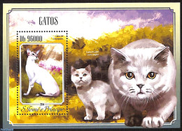 Sao Tome/Principe 2014 Cats, Mint NH, Nature - Cats - Sao Tome And Principe