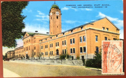 COMMAND AND GENERAL STAFF SCHOOL, FORT LEAVENWORTH, KANSAS - 1954 (c887) - Altri & Non Classificati