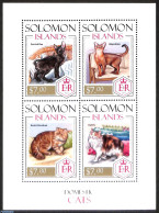 Solomon Islands 2013 Cats, Mint NH, Nature - Cats - Solomoneilanden (1978-...)