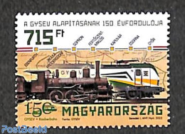 Hungary 2022 150 Years GYSEV 1v, Mint NH, Transport - Railways - Ongebruikt