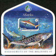Maldives 2018 Fish, Sharks, Mint NH, Nature - Fish - Poissons