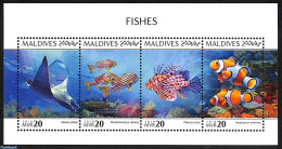 Maldives 2018 Fishes, Mint NH, Nature - Fish - Fishes