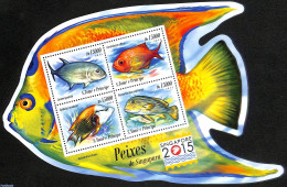 Sao Tome/Principe 2015 Fishes, Mint NH, Nature - Fish - Fishes