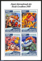 Central Africa 2018 International Year Of The Coral Reefs, Mint NH, Nature - Fish - Vissen