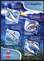 Guinea, Republic 2015 Dolphins, Mint NH, Nature - Fish - Fische