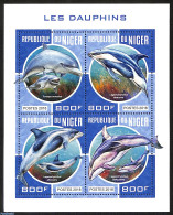 Niger 2018 Dolphins, Mint NH, Nature - Fish - Fische