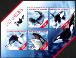 Niger 2014 Killer Whales, Mint NH, Nature - Sea Mammals - Niger (1960-...)