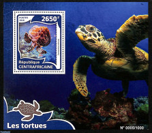 Central Africa 2016 Sea Turtles, Mint NH, Nature - Sea Mammals - Centrafricaine (République)